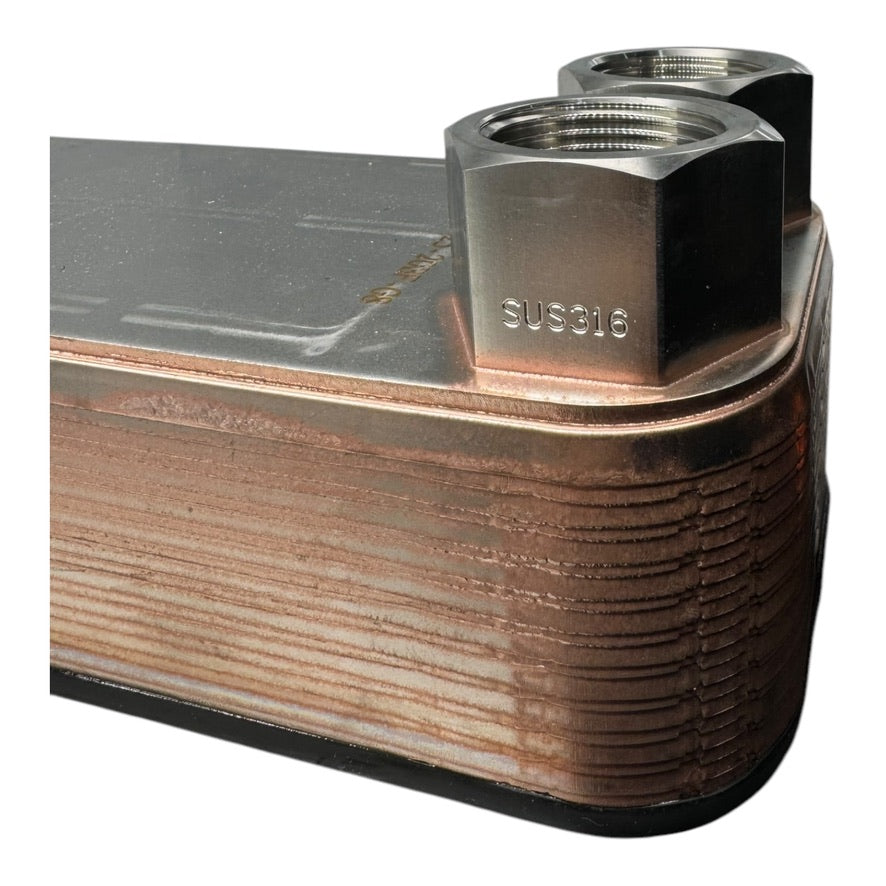 HYDAC HEX S615-20-00/G1" 3366788 Plattenwärmetauscher 200°C 30bar G1"