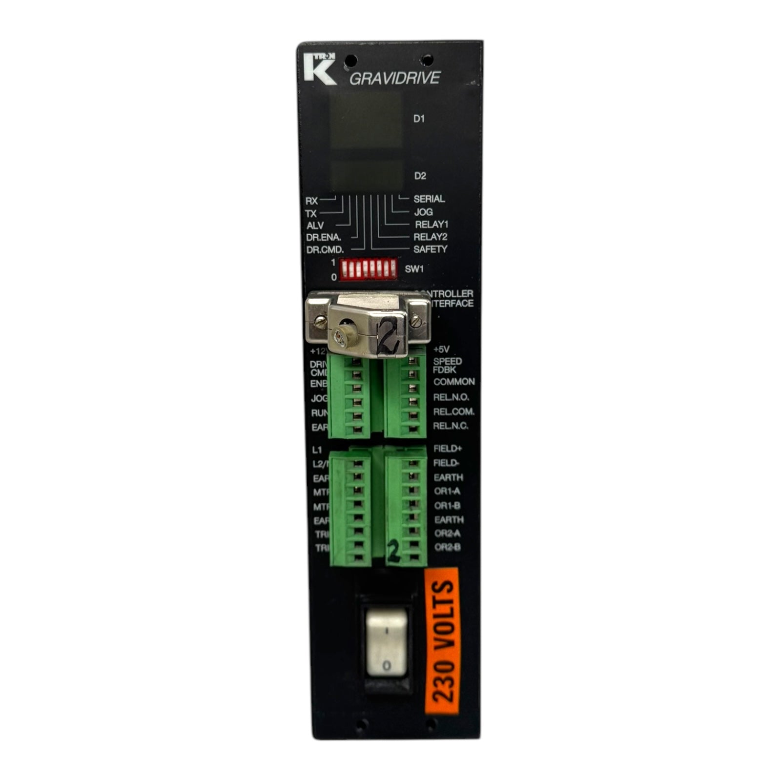 K-TRON KTRON 2401-300270-C 2401300270C Control Panel Gravidrive 2HP 115/230VAC