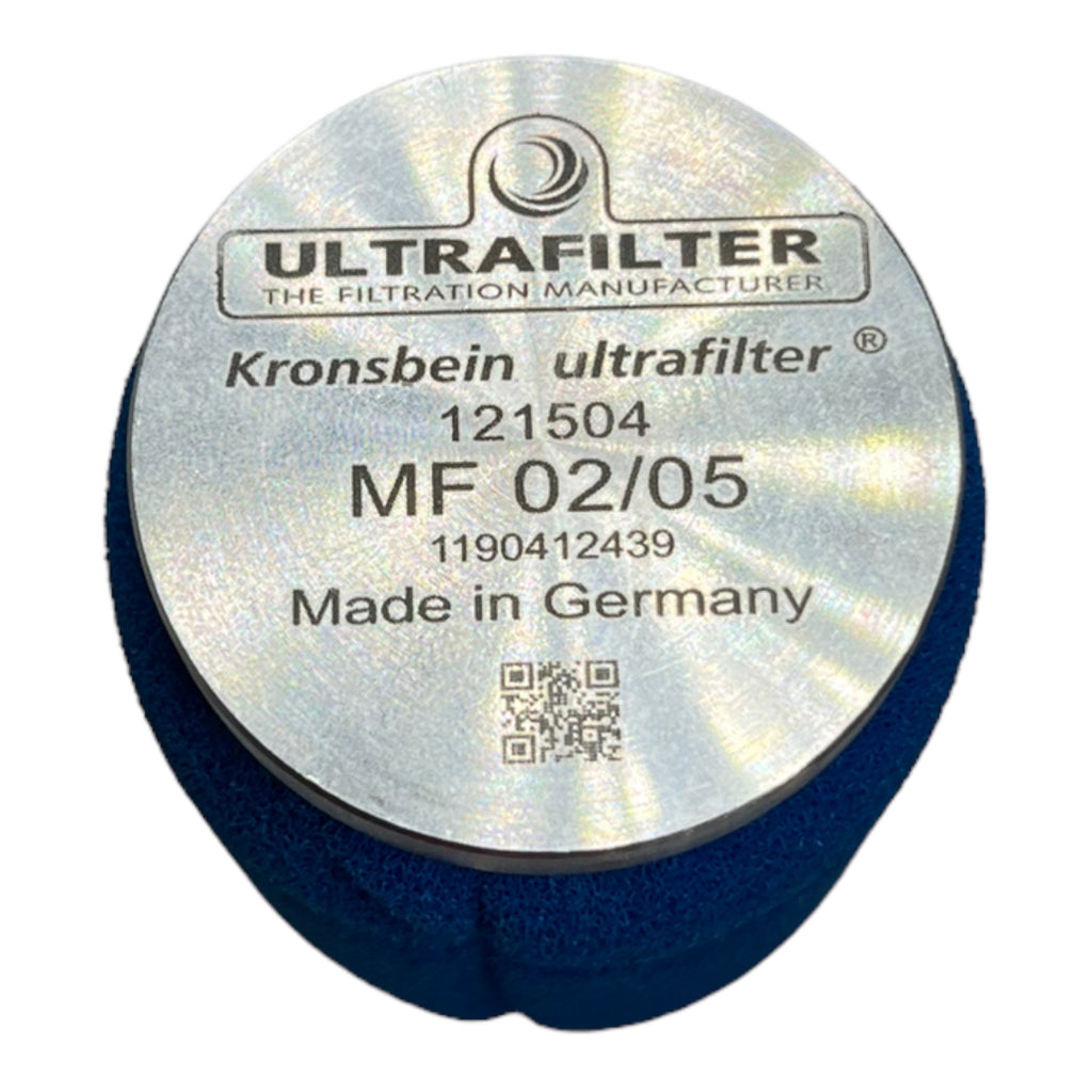 Ultrafilter 121504 MF02/05 Filter AG Schraubgewinde Blau Filterelement