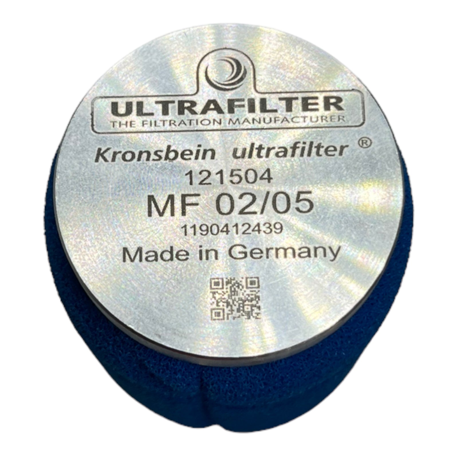 Ultrafilter 121504 MF02/05 Filter AG Schraubgewinde Blau Filterelement
