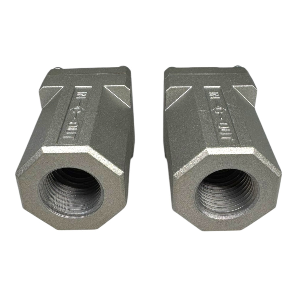 2x SMC AK4000-04 Rückschlagventil Ventil Pneumatik check valve 1/2'' 1MPa