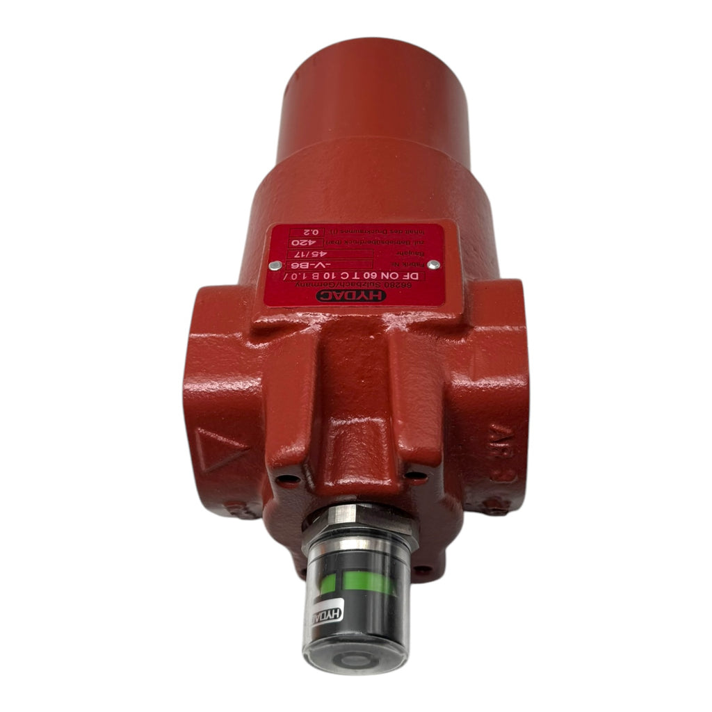 Hydac DF ON 60 TC 10 B 1.0 Druckfilter DF Reversible Oil Flow 3/4" 420bar 0.2L