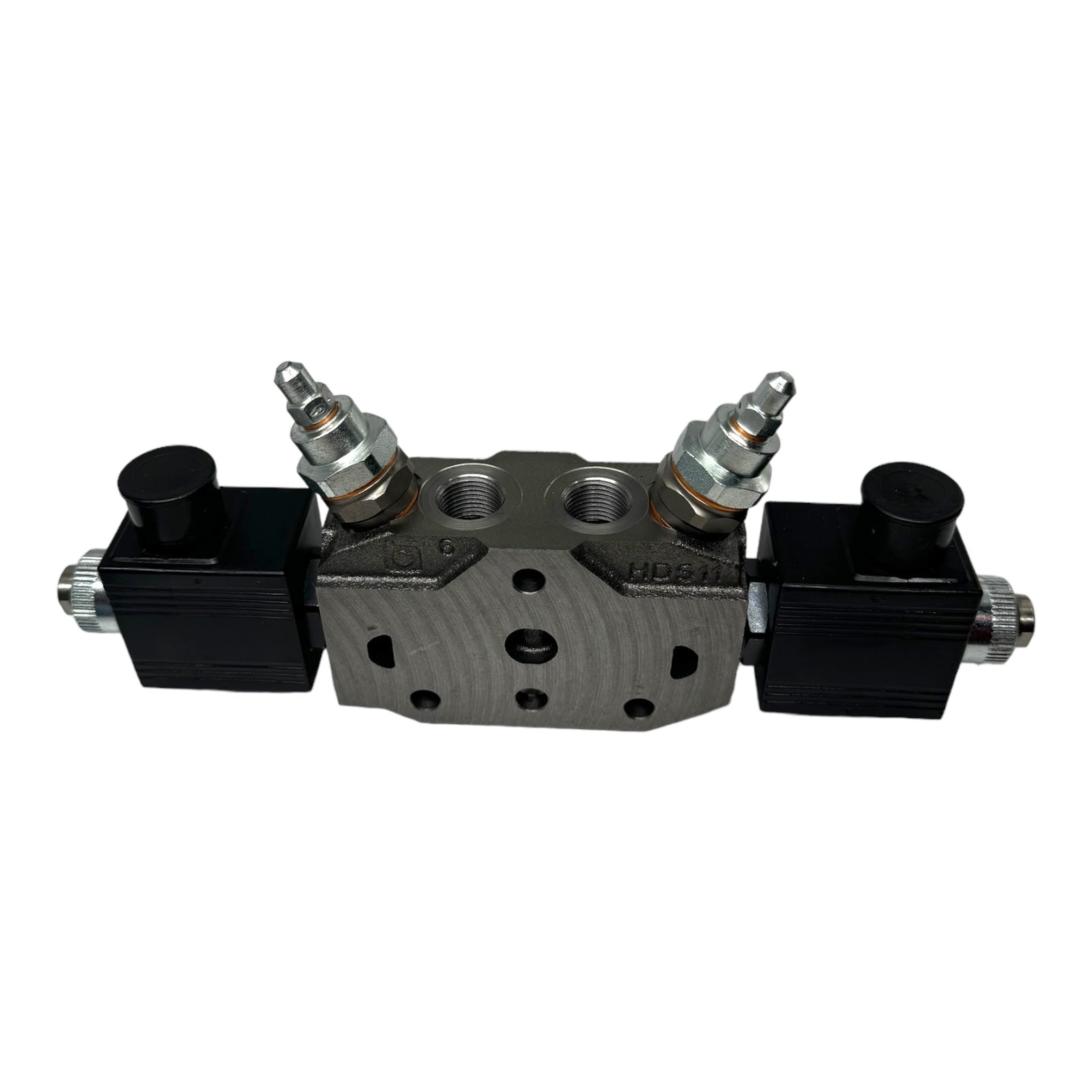 Bucher Hydraulics HDS11 64120 Steuerblock Wegeventil 2x Magnetspulen 12VDC 36W