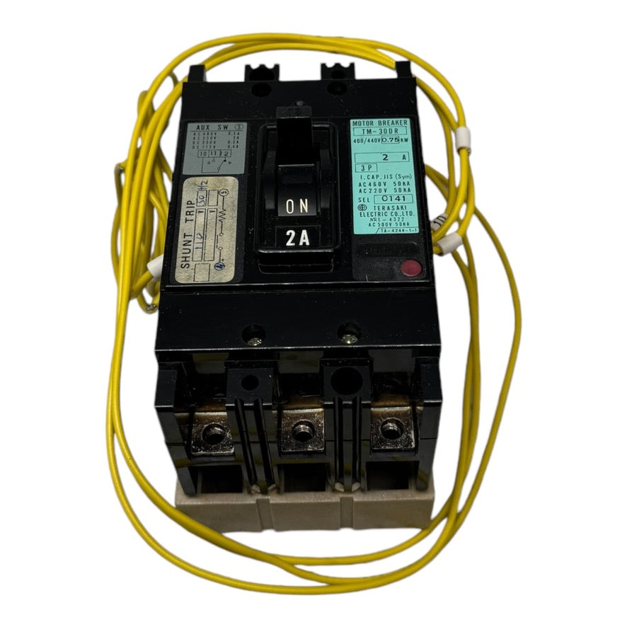 Terasaki Electric TM30DR Leistungsschalter circuit breaker 2A 400/440V 0,75kW