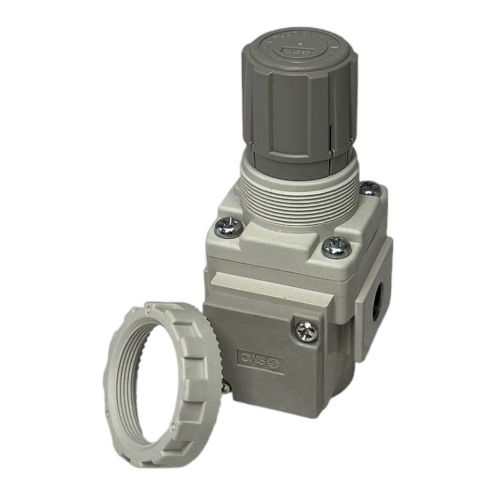 2x SMC AR20-F01H-1-B AR20F01H1B Druckluftregler Regulator 0.02MPa - 0.2MPa