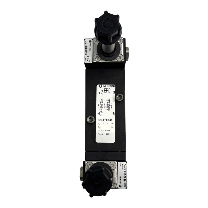 IMI Herion Norgren 97115050 9933613 magnetischer Kolben Ventil G1/4 2,5...8 bar 1300L/min