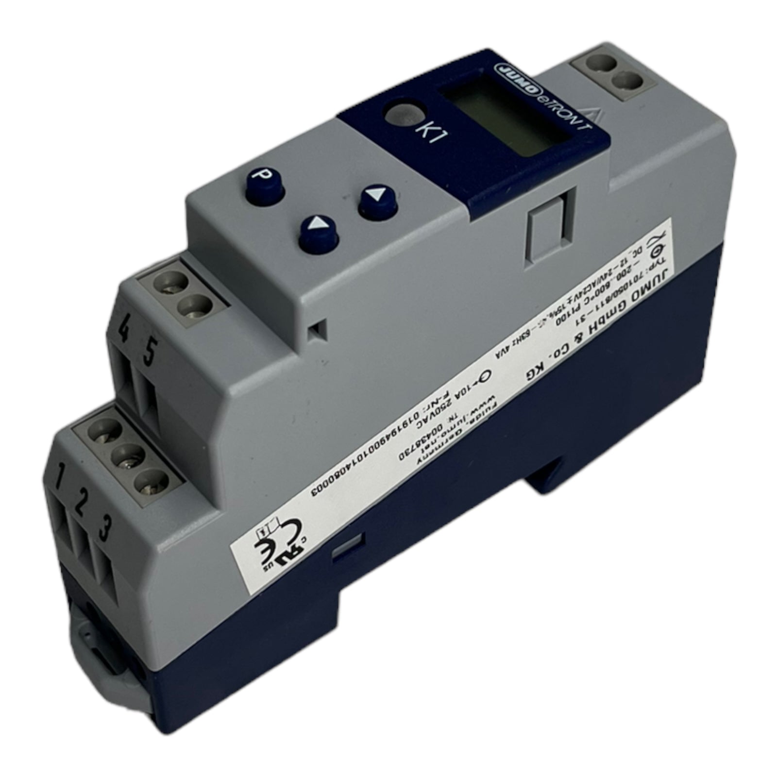 Jumo 70105081131 Thermostat eTRON T 12-24VDC 24VAC 10A 250VAC -200...600°C