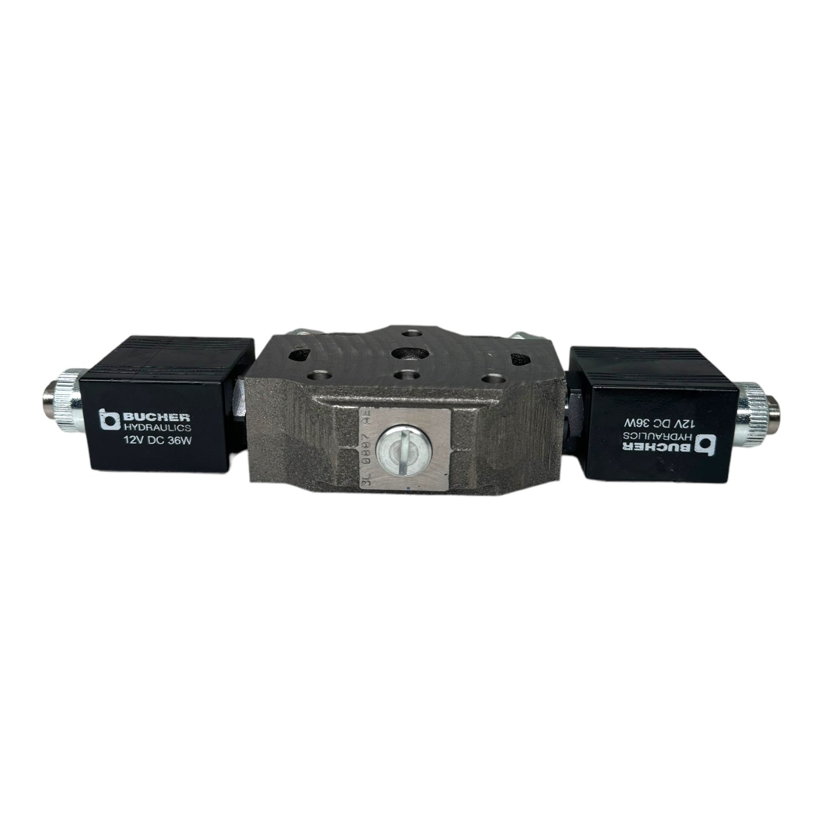 Bucher Hydraulics HDS11 64120 Steuerblock Wegeventil 2x Magnetspulen 12VDC 36W