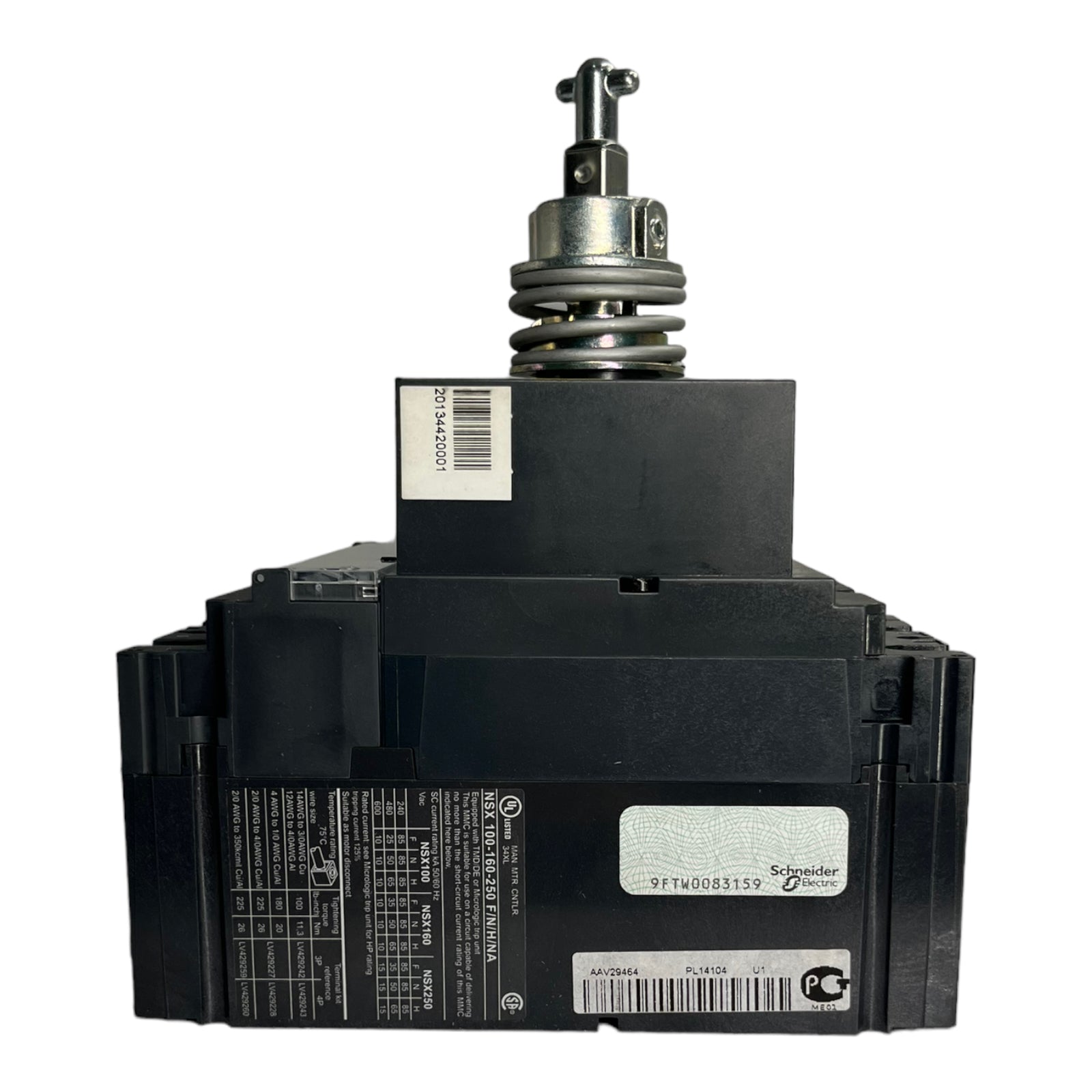 Schneider Electric NSX160NA  NSX100-160-250F/N/H/NA Leistungsschutzschalter 160A