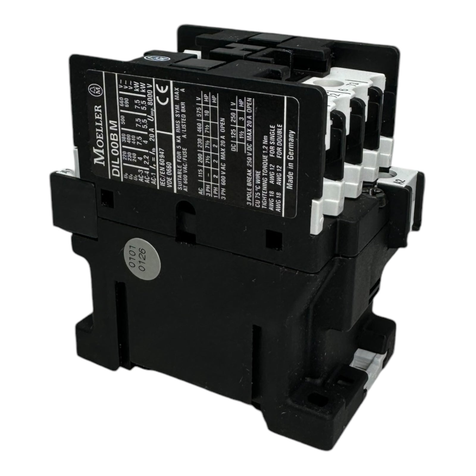 Klöckner Moeller DILO0AM Leistungsschütz Contactor 11kW 400V Spule 230V 3p