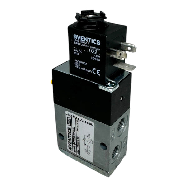 Aventics 5772550220 CD04 3/2-Wege-Magnetventil Federrückstellung 26mm 900 l/min