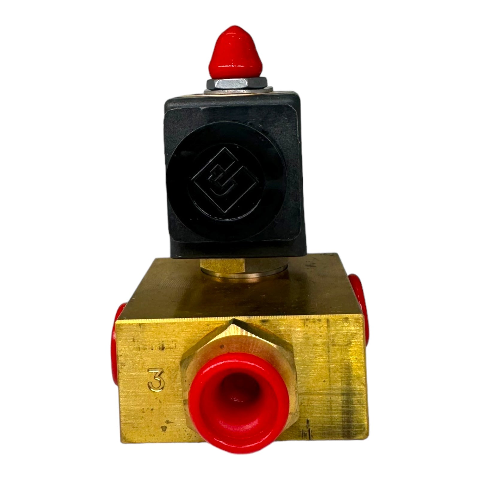 Parker Lucifer E131E03 481865C2D5BF 3/2 Wege-Magnetventil mit Spule 7bar 24V 9W 2,5-6mm