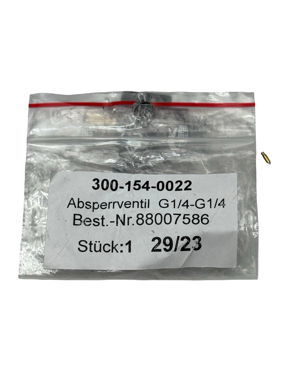 Parker 88007586 Absperrventil G1/4 Winkelventil Pneumatik 300-154-0022 Industrie