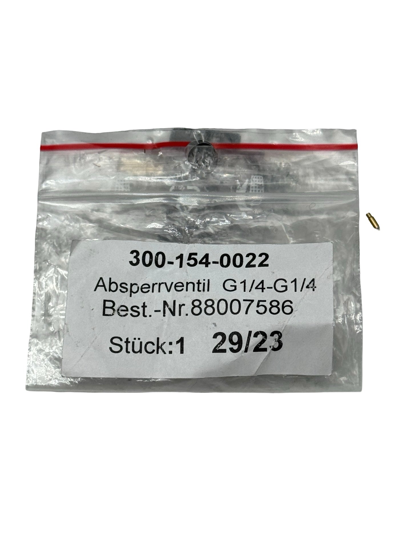 Parker 88007586 Absperrventil G1/4 Winkelventil Pneumatik 300-154-0022 Industrie
