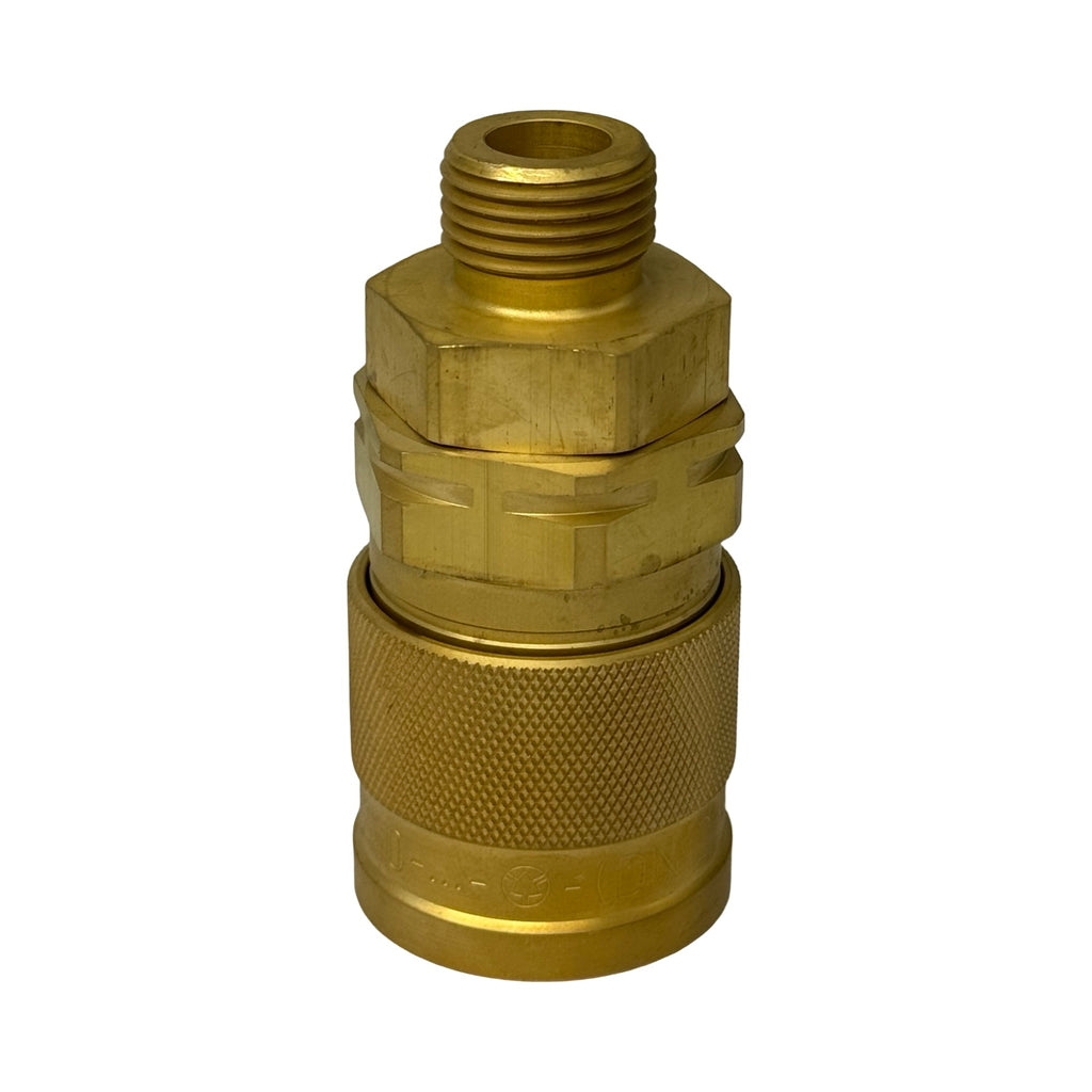 Walther Präzision LP-012-0 DN12 Schnellkupplung Messing IG/AG Kupplung