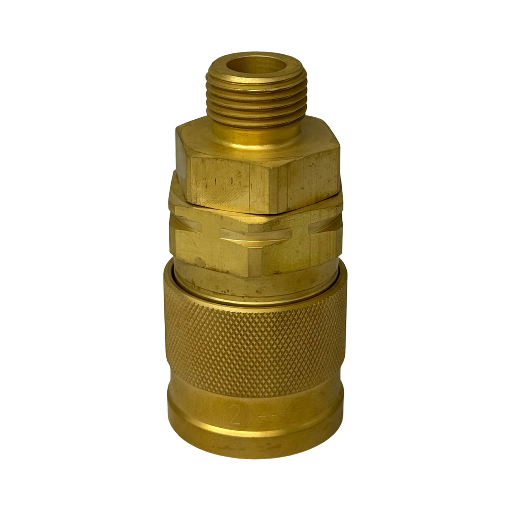 Walther Präzision LP-012-0 DN12 Schnellkupplung Messing IG/AG Kupplung