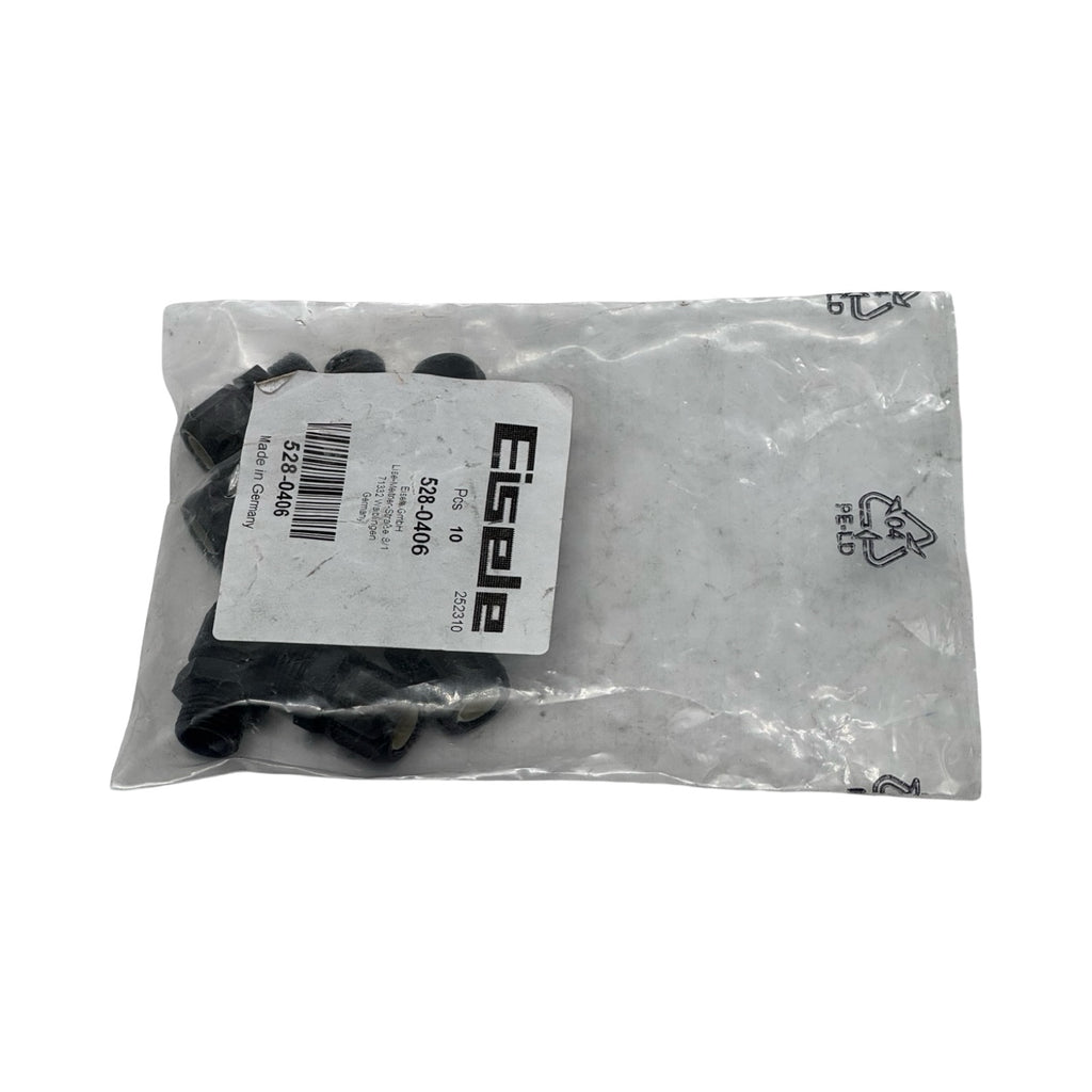 10x Eisele 528-0406 Winkelverschraubung M5 4mm Pneumatik 90°