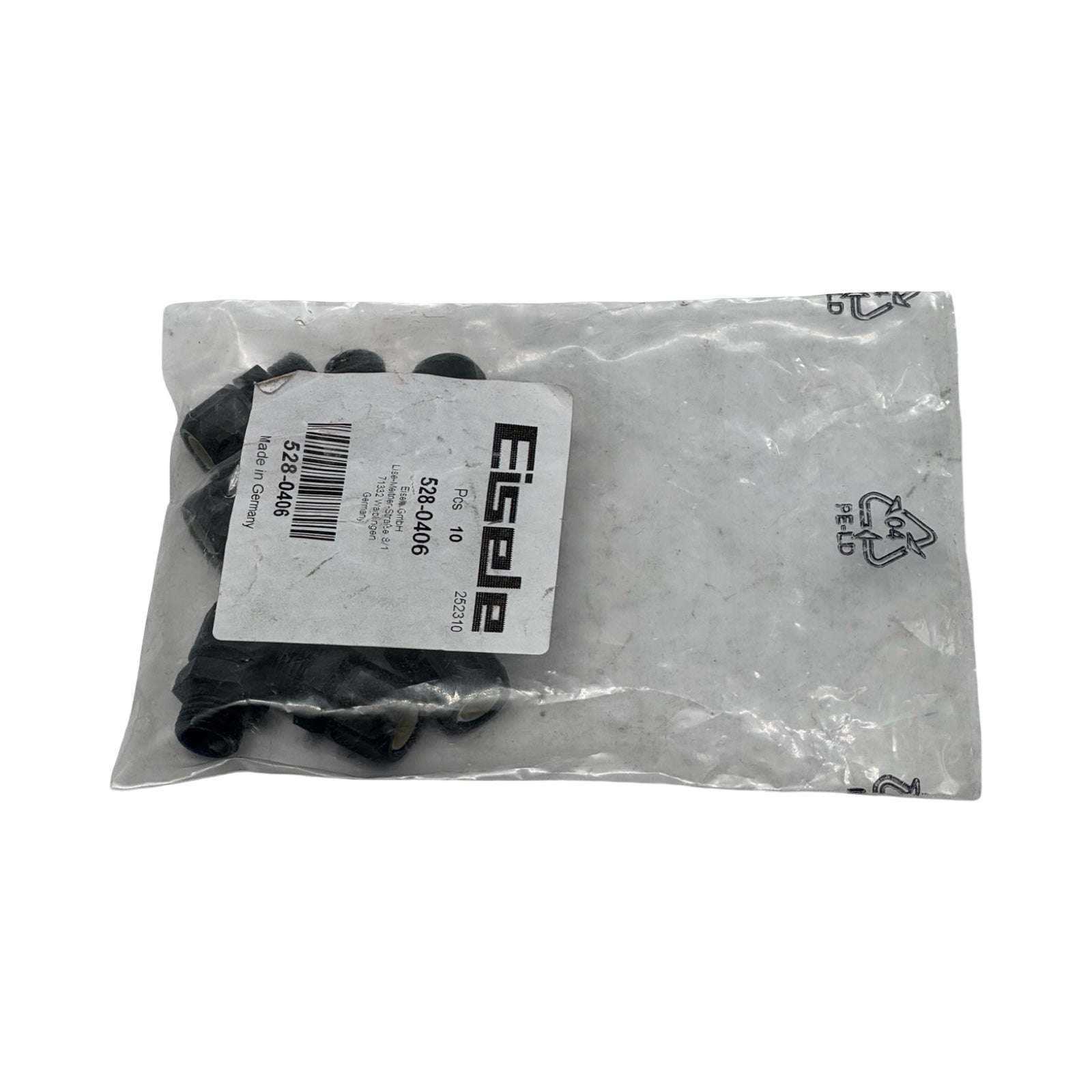 10x Eisele 528-0406 Winkelverschraubung M5 4mm Pneumatik 90°