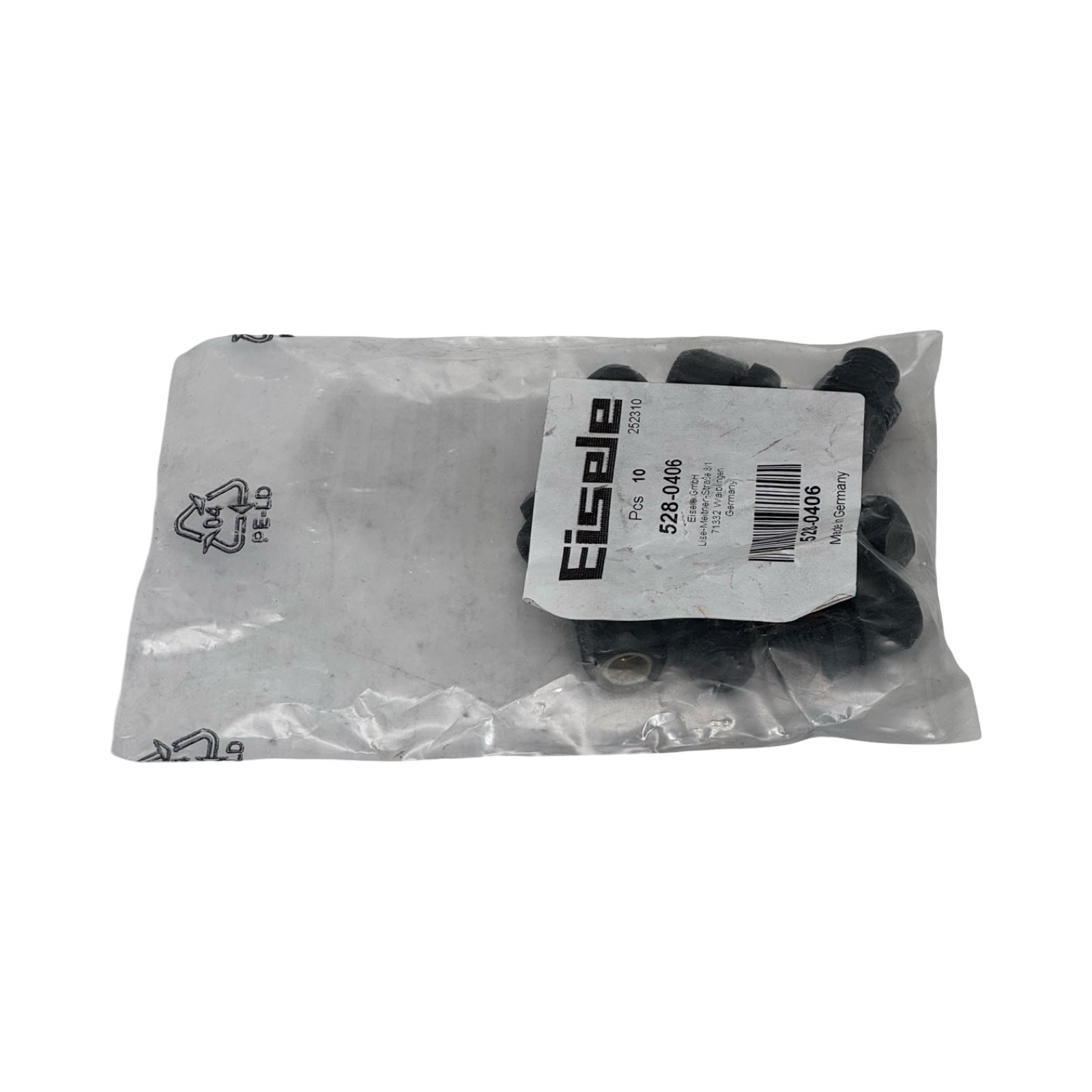 10x Eisele 528-0406 Winkelverschraubung M5 4mm Pneumatik 90°