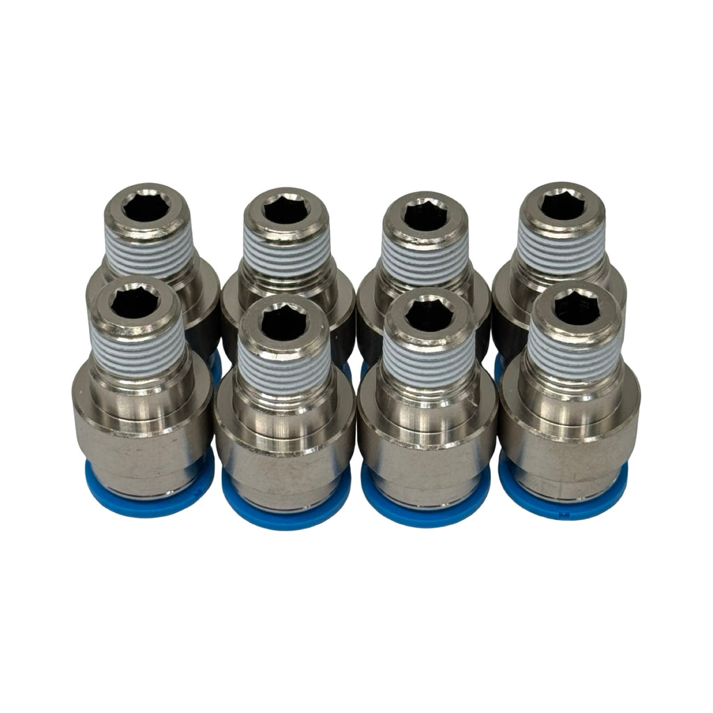 8x Festo QS-1/4-12-I Steckverschraubung 1/4” auf 12mm Push-In 190649