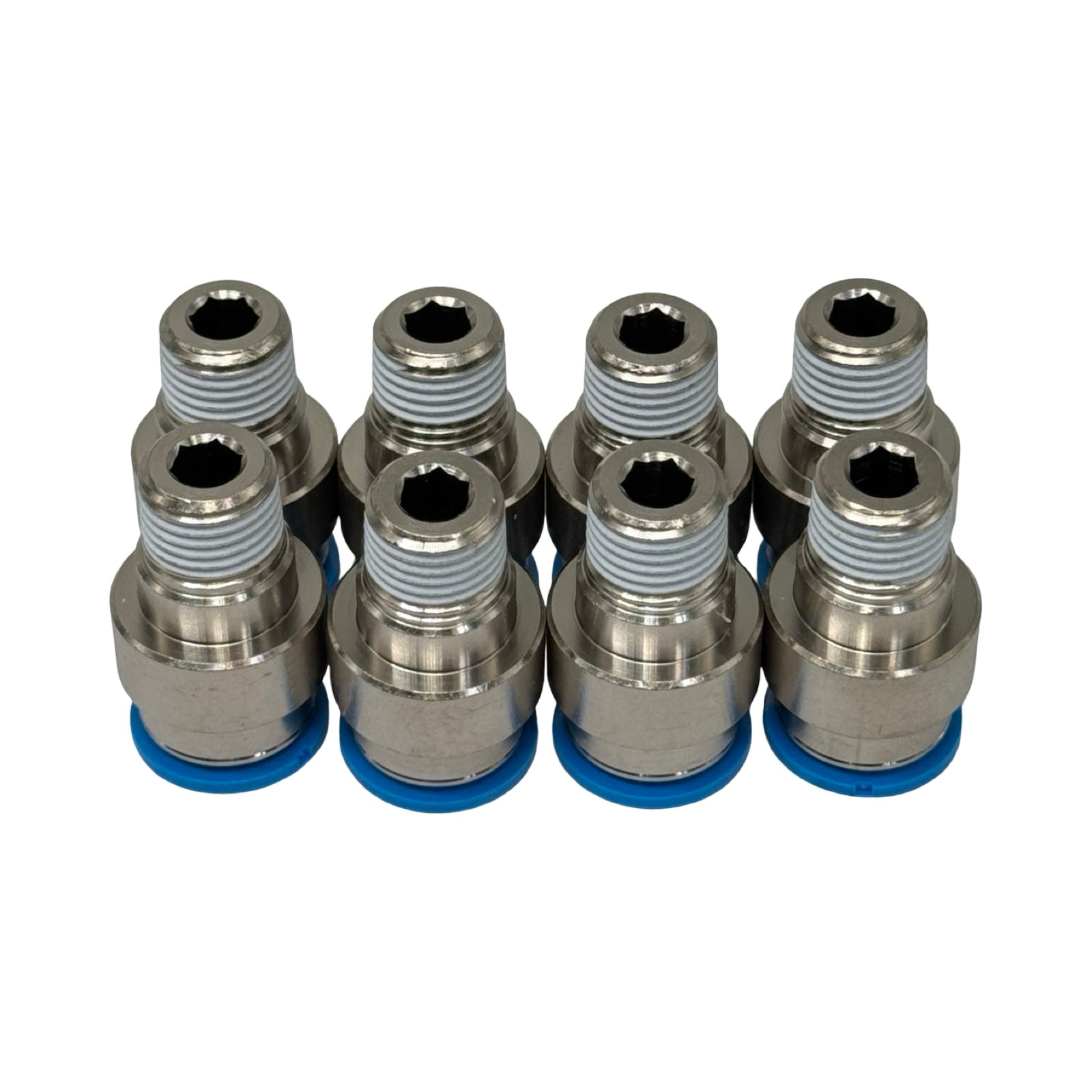 8x Festo QS-1/4-12-I Steckverschraubung 1/4” auf 12mm Push-In 190649