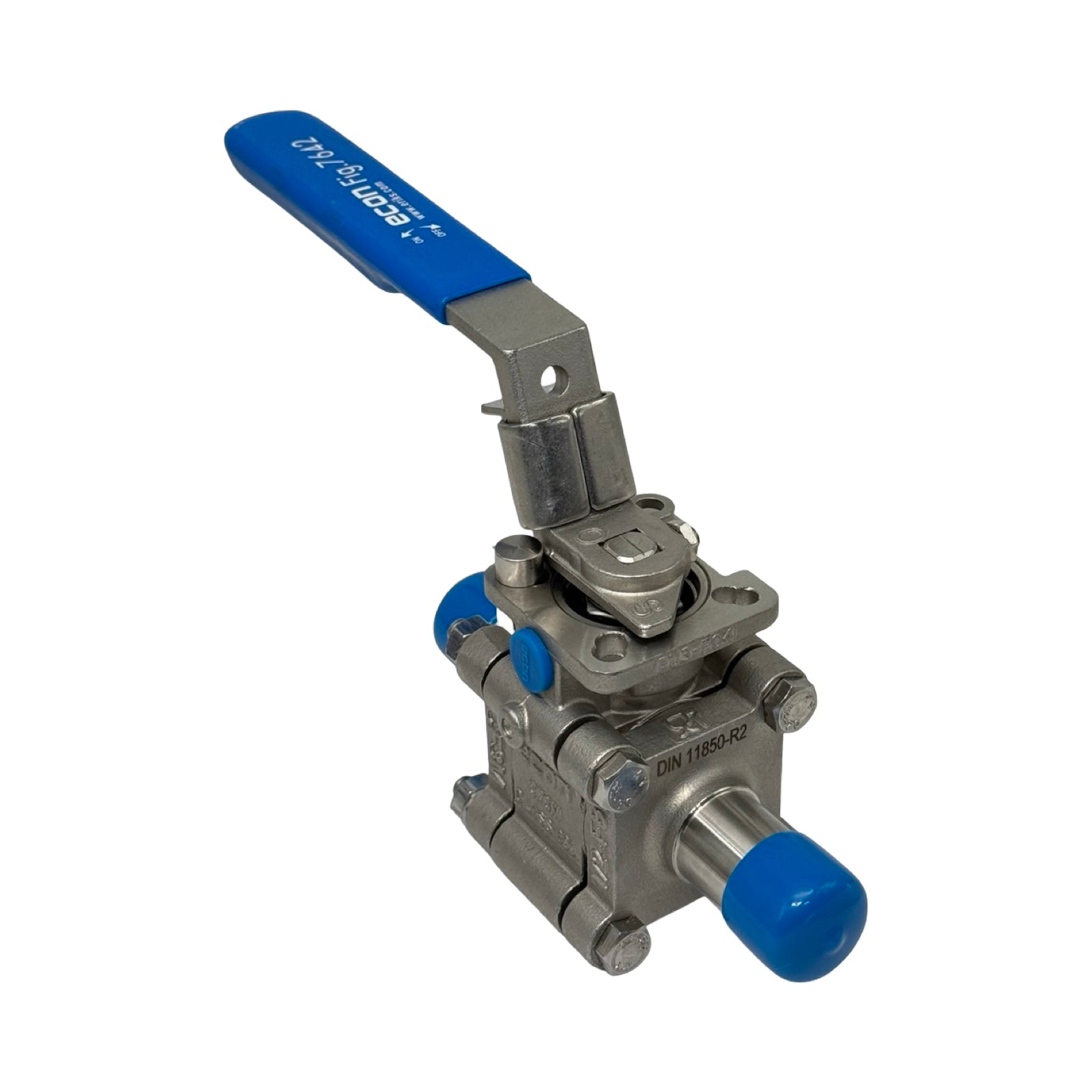 Econ Fig.7642 Kugelhahn 1/2 Zoll Edelstahl DN15 PN99 3-teilig