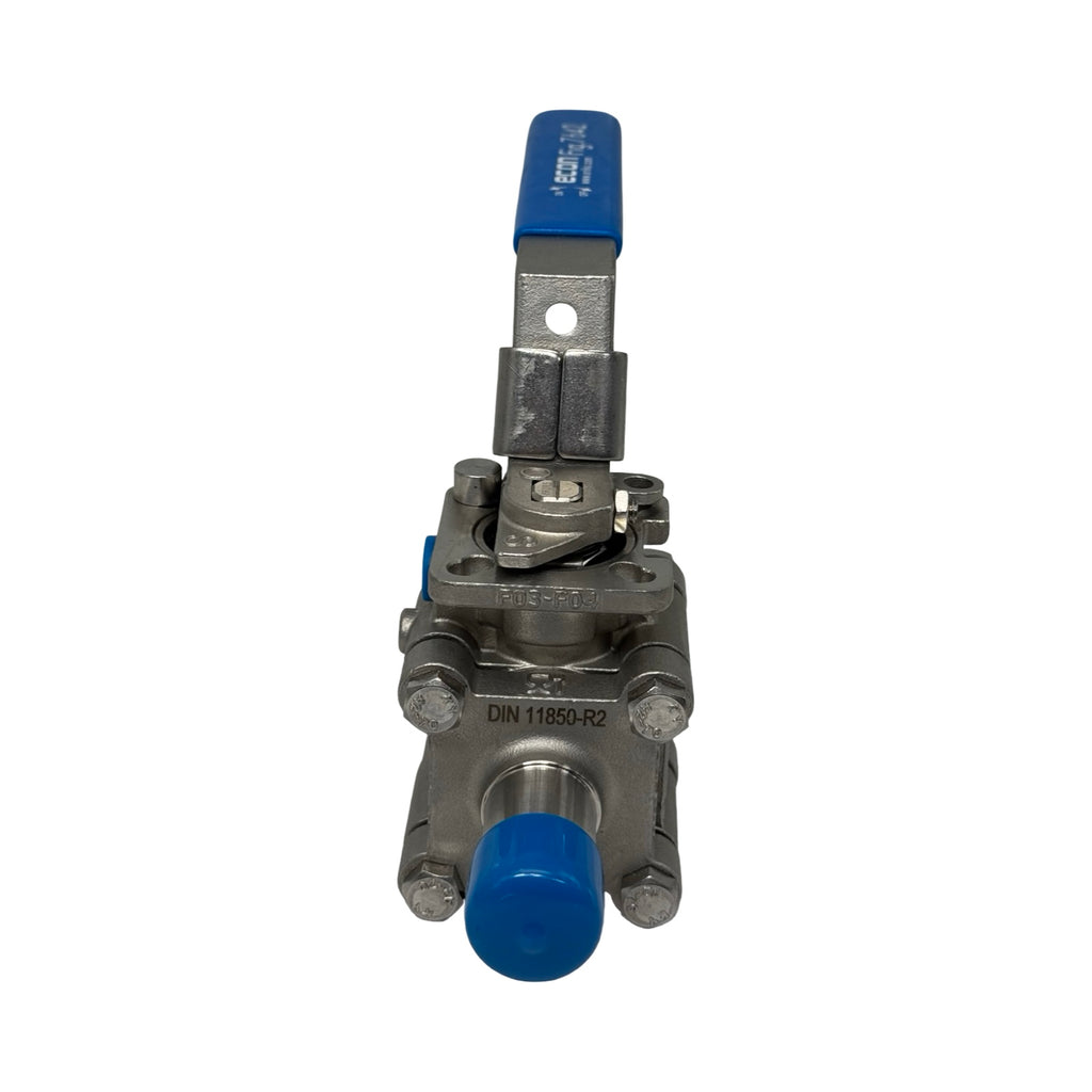 Econ Fig.7642 Kugelhahn 1/2 Zoll Edelstahl DN15 PN99 3-teilig