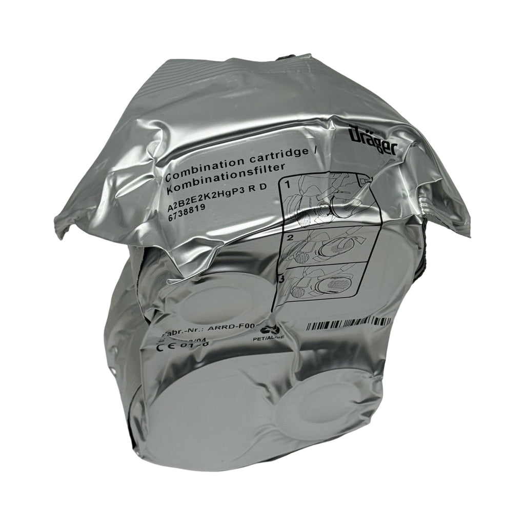 2x Dräger X-plore Kombinationsfilter A2B2E2K2HgP3 R D 6738819 Atemschutz