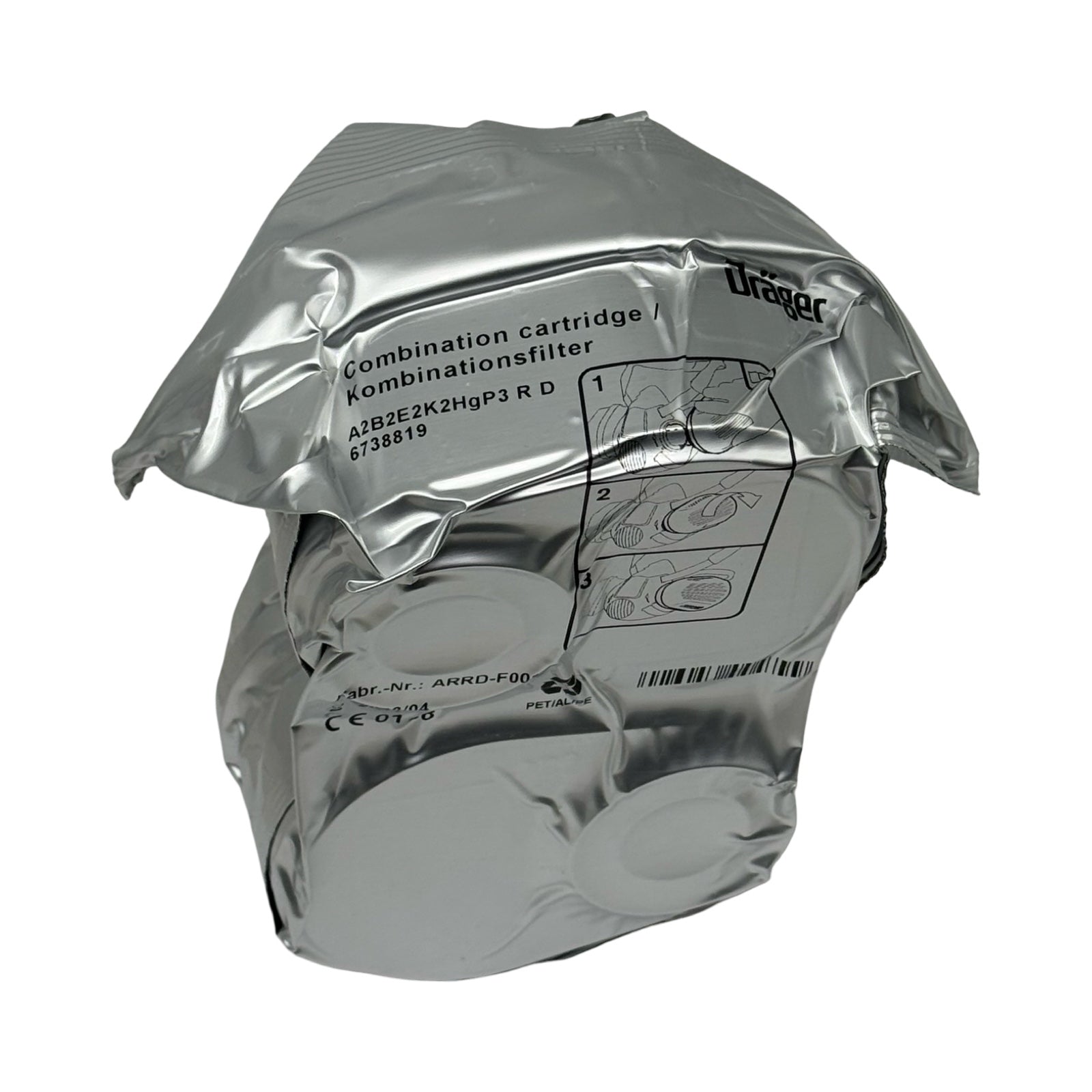 2x Dräger X-plore Kombinationsfilter A2B2E2K2HgP3 R D 6738819 Atemschutz