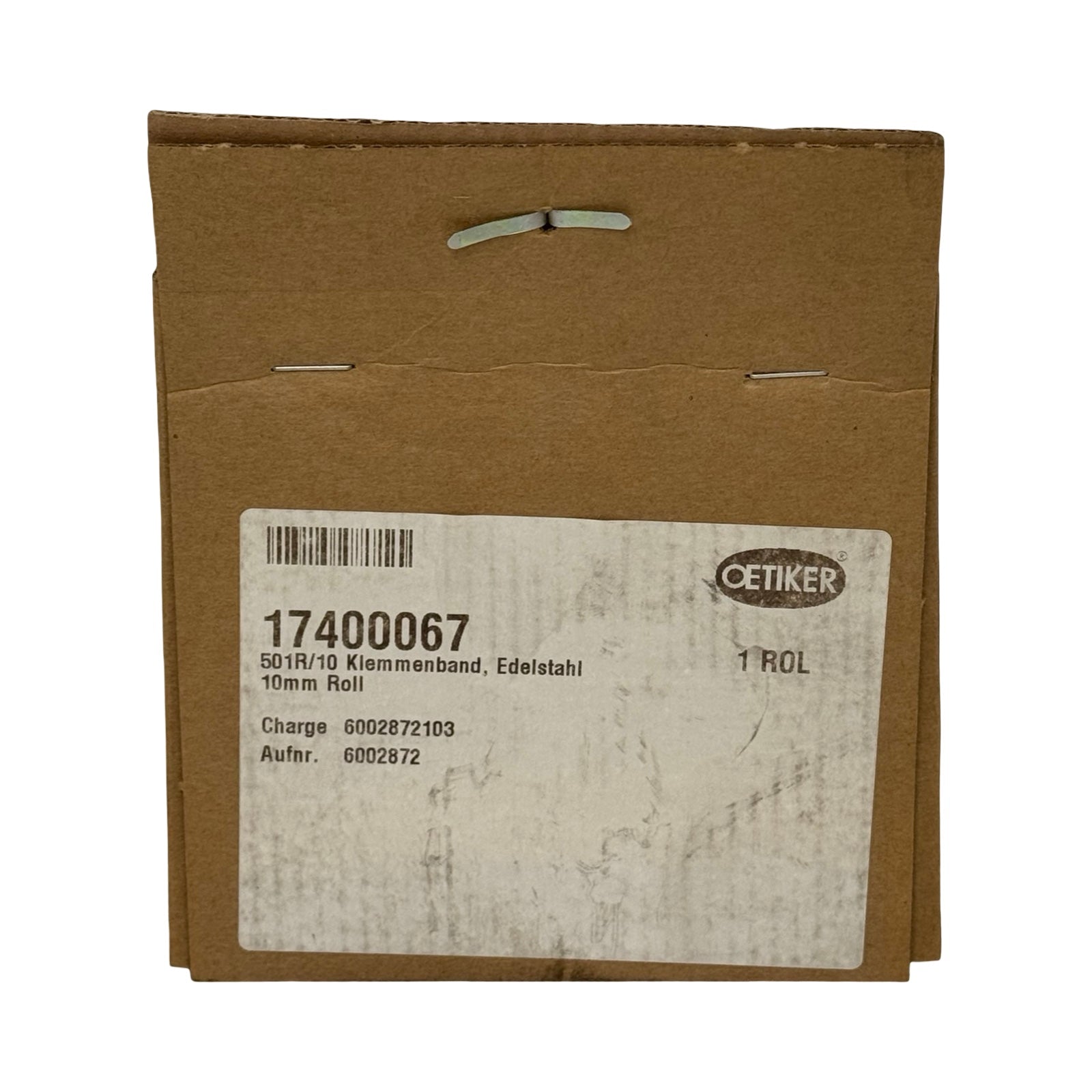 Oetiker 17400067 Klemmenband Edelstahl 10mm Rollband Schlauchschellen