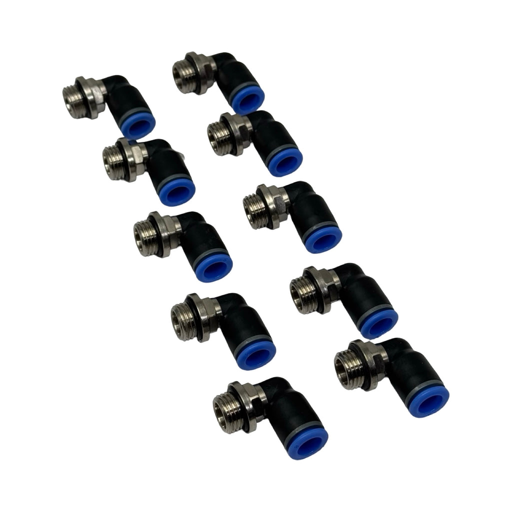 50x Riegler 109267 125.014-8 L-Steckverschraubung G1/4 Ø8mm Pneumatik