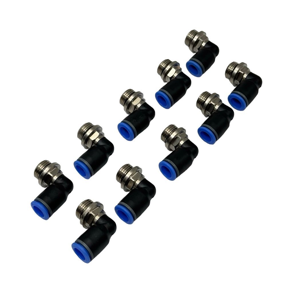 50x Riegler 109267 125.014-8 L-Steckverschraubung G1/4 Ø8mm Pneumatik