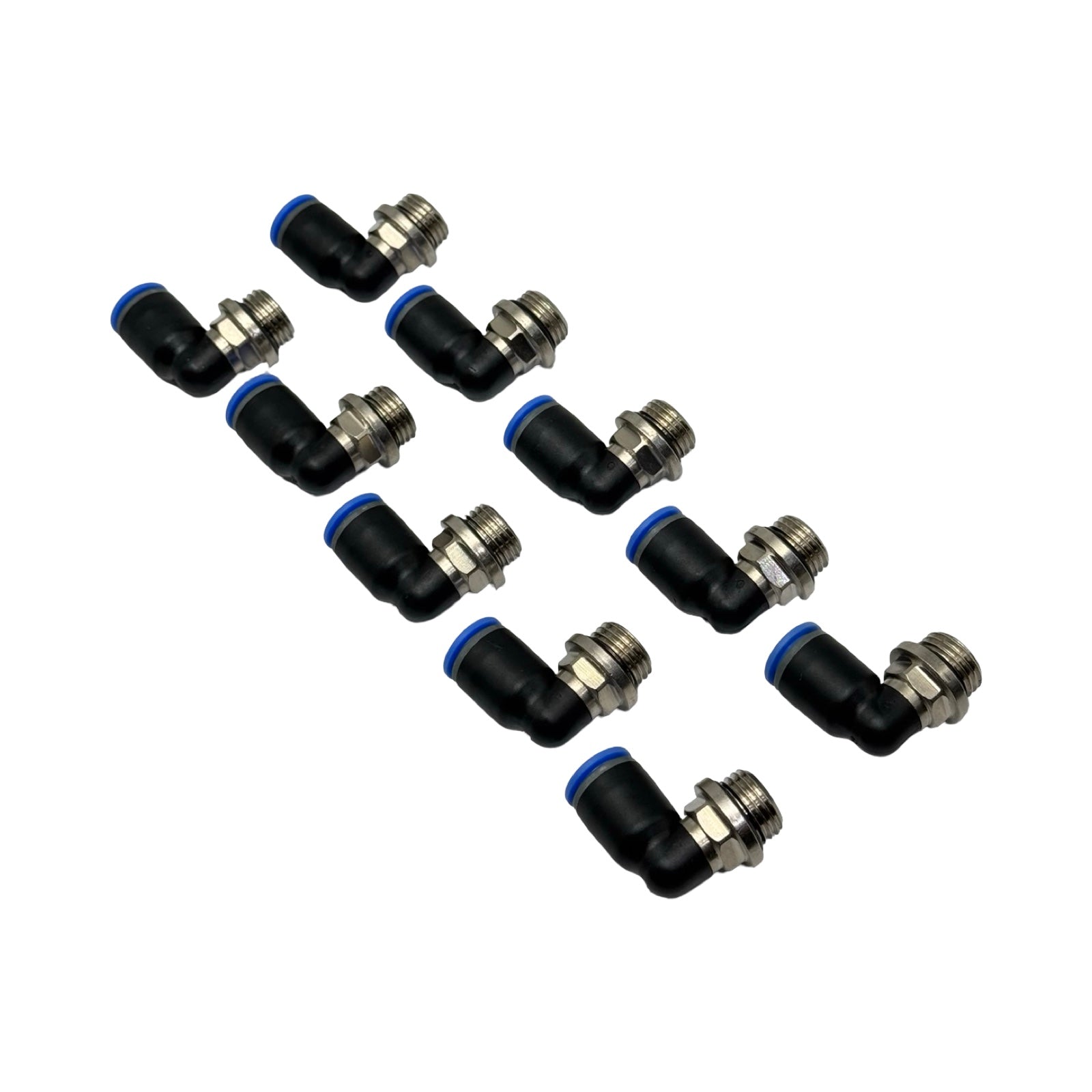 50x Riegler 109267 125.014-8 L-Steckverschraubung G1/4 Ø8mm Pneumatik