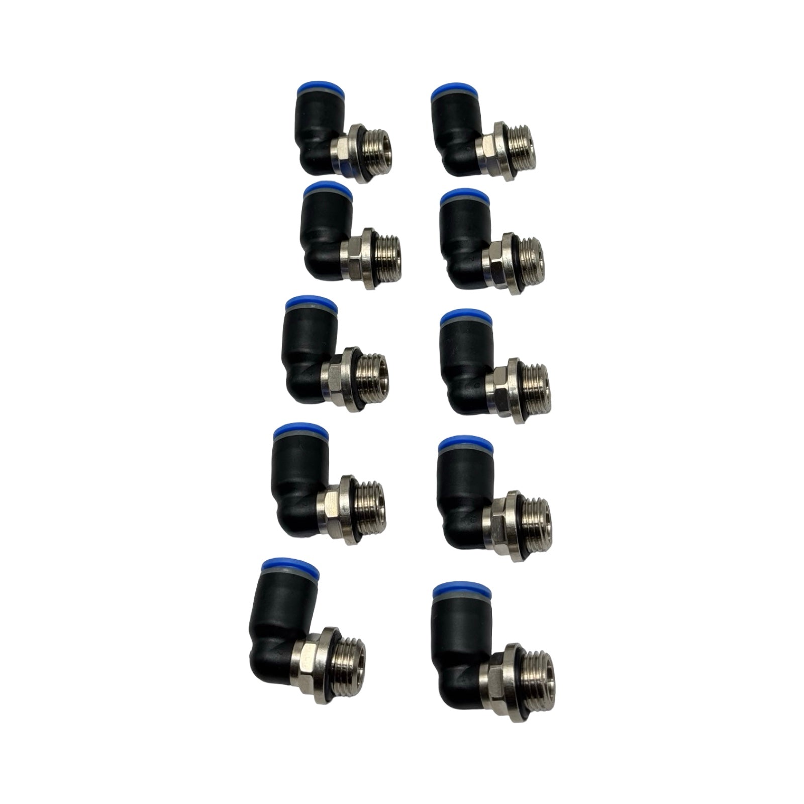 50x Riegler 109267 125.014-8 L-Steckverschraubung G1/4 Ø8mm Pneumatik