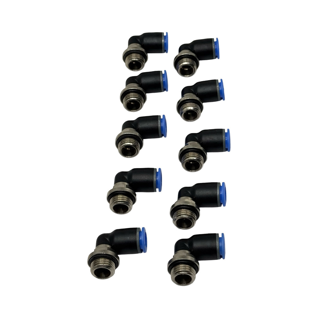 50x Riegler 109267 125.014-8 L-Steckverschraubung G1/4 Ø8mm Pneumatik