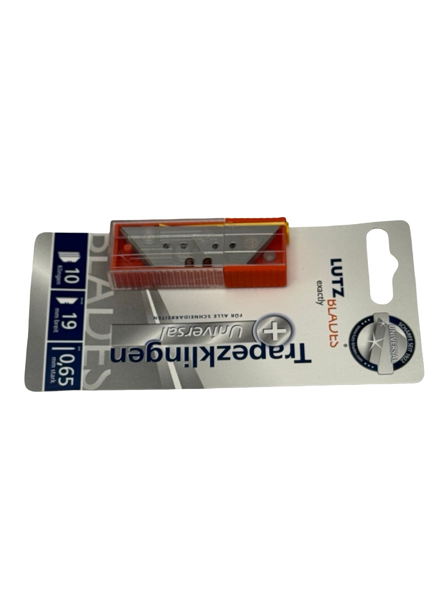 50x LUTZ Blades Trapezklingen 19mm 0,65mm Universal Cuttermesser Ersatz 480583