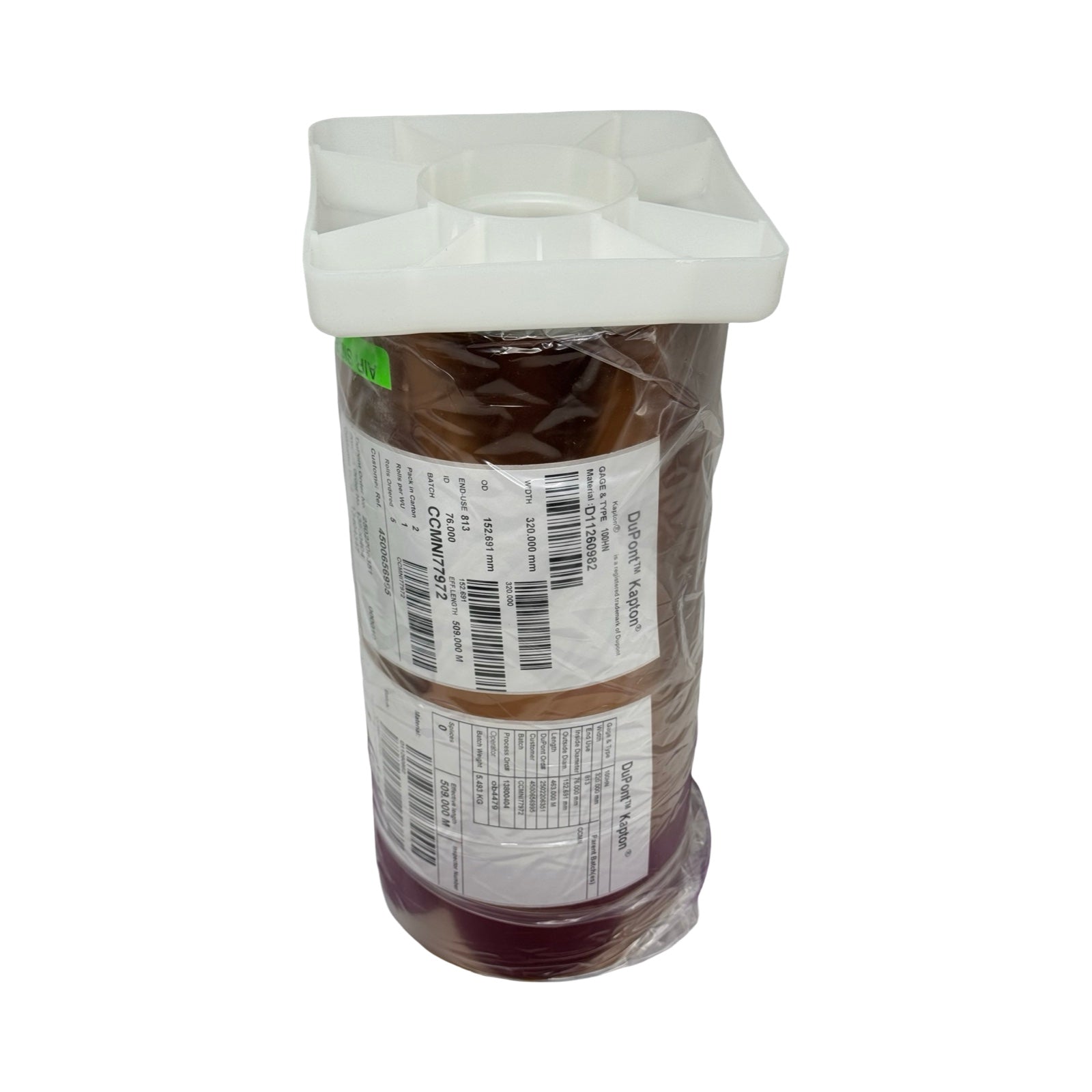 DuPont Kapton 100HN Polyimid Folie 320mm x 463m Rolle Isolierfolie 76mm