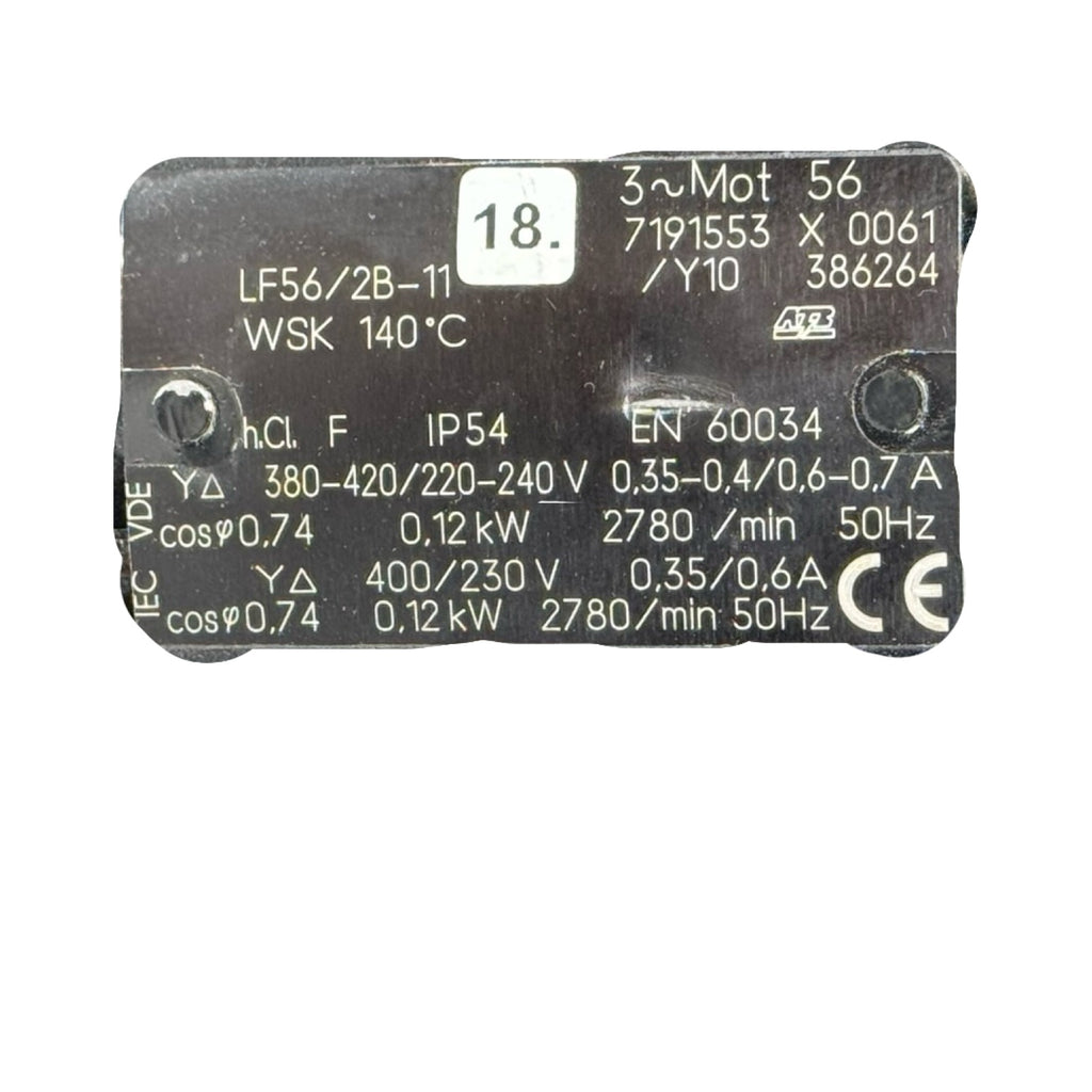 RGM Ruhrgetriebe 3~Motor LF56/2B-11 Getriebemotor 0,12kW IP54 2780rpm