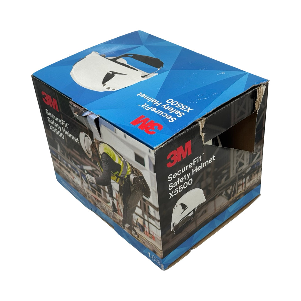 3M SecureFit X5501V-CE Schutzhelm Sicherheitshelm weiß belüftet EN397 Helm