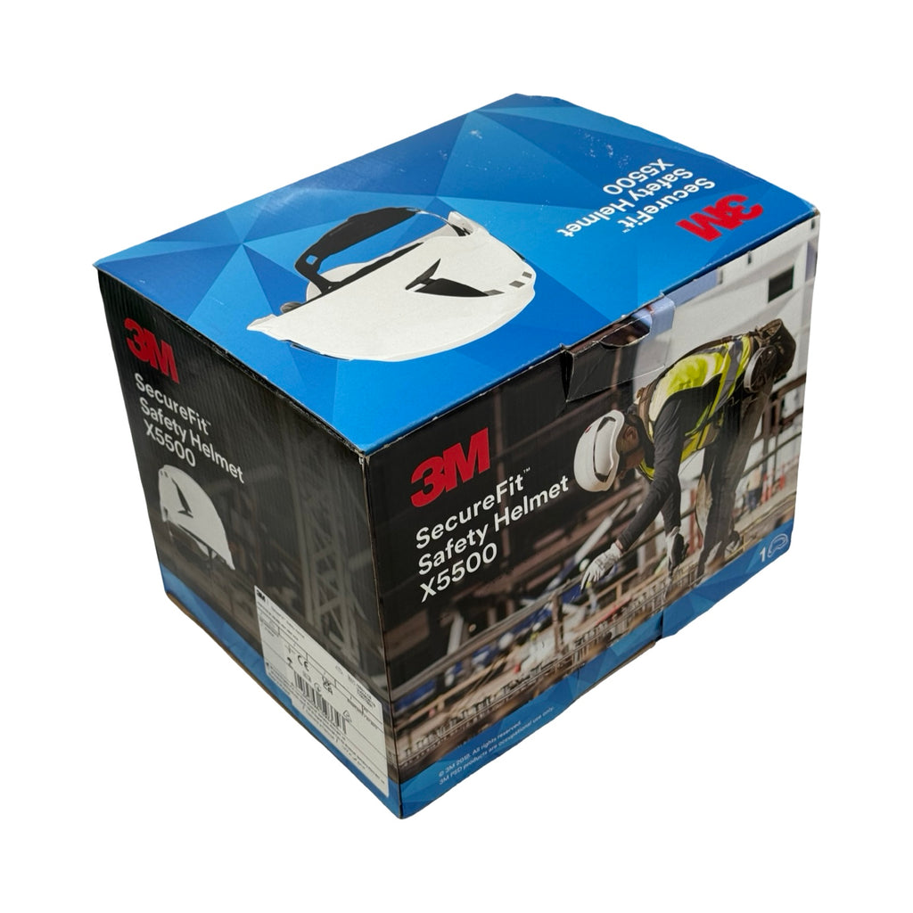 3M SecureFit X5501V-CE Schutzhelm Sicherheitshelm weiß belüftet EN397 Helm