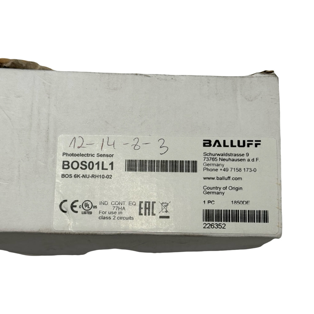 Balluff BOS01L1 BOS 6K-NU-RH10-02 Reflexionslichttaster Sensor 10-30V DC