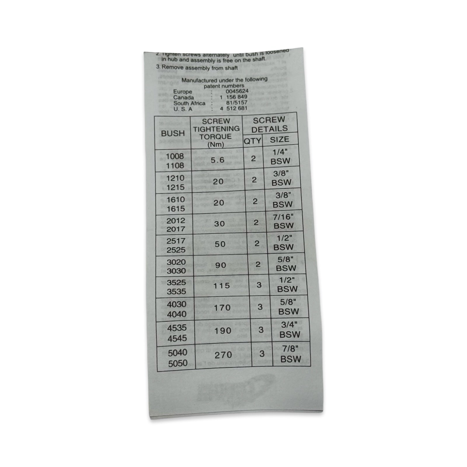 Fenner Taper Lock Bush 3020-70 Spannbuchse Taperbuchse 70mm Wellenbuchse
