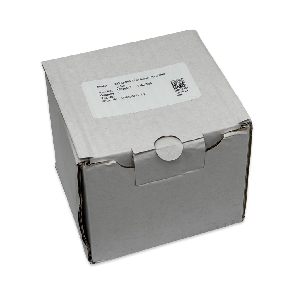 BOLL 233.53.063 Druckmanometer 0-4 bar G1/4B Edelstahl Manometer EN837 63mm