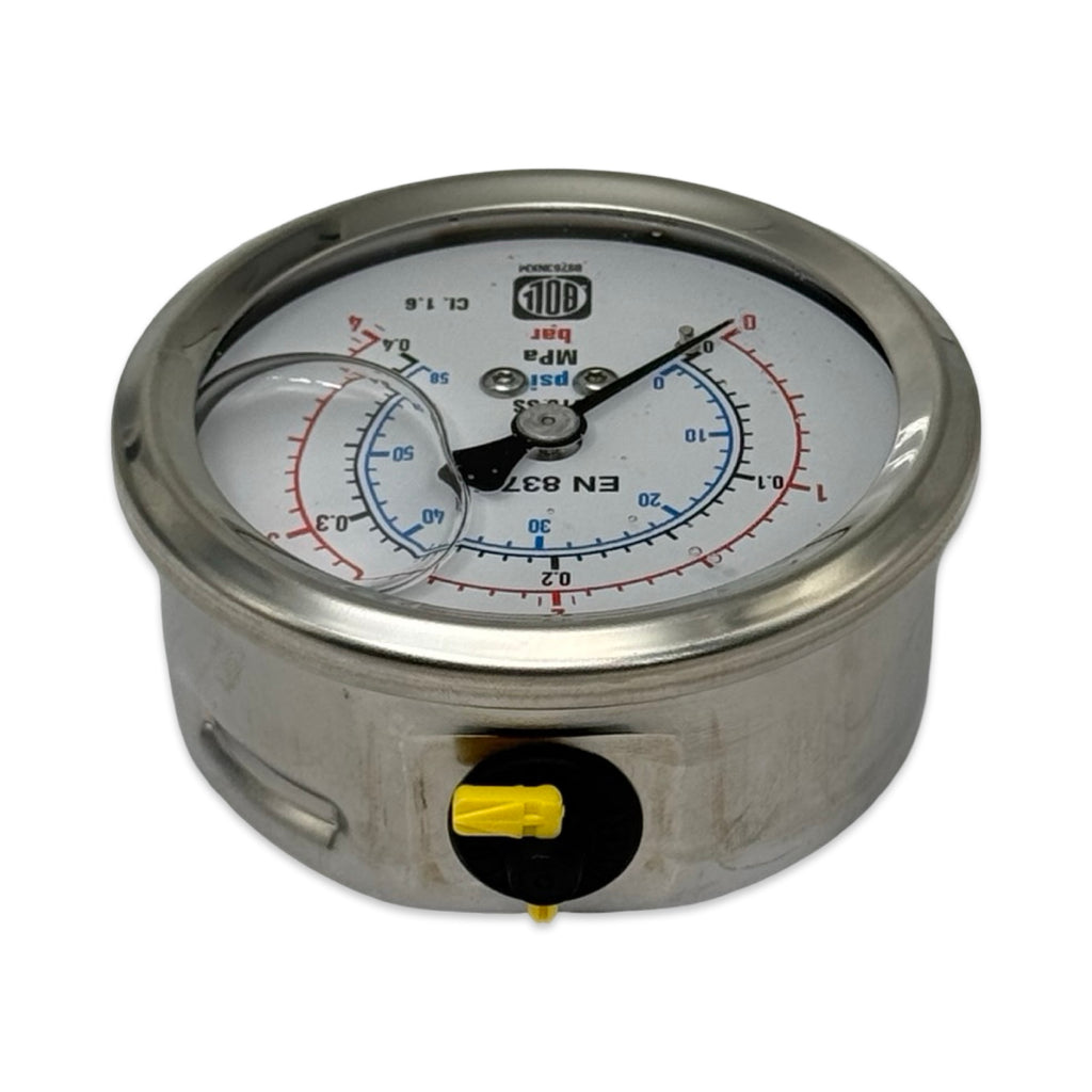 BOLL 233.53.063 Druckmanometer 0-4 bar G1/4B Edelstahl Manometer EN837 63mm