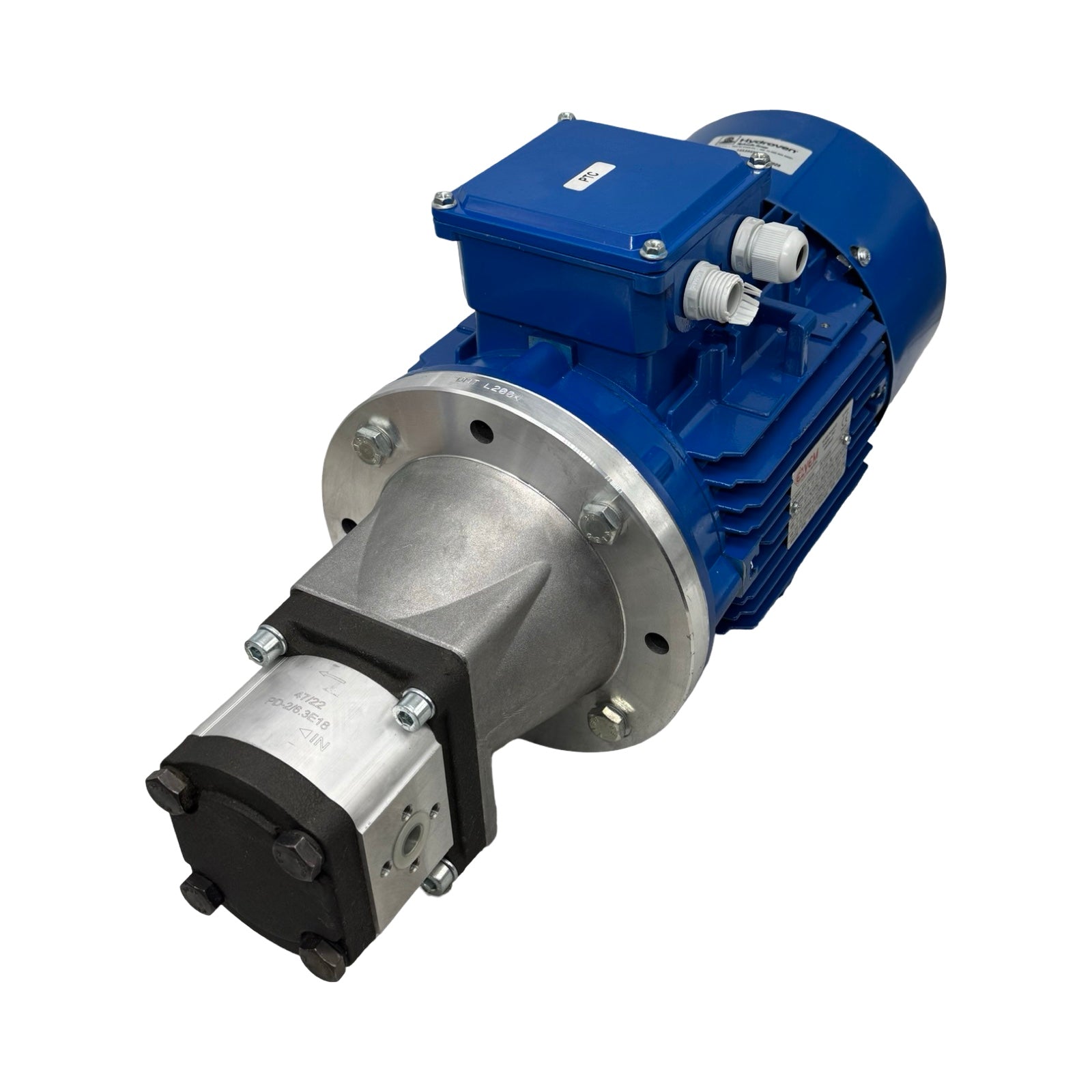 Hydroven Hydraulikaggregat 3kW Elvem Motor 6T3 Vivoil Zahnradpumpe PD-2/6.3E18