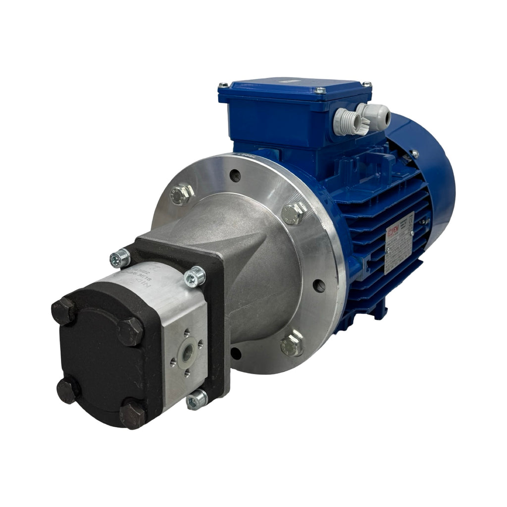 Hydroven Hydraulikaggregat 3kW Elvem Motor 6T3 Vivoil Zahnradpumpe PD-2/6.3E18