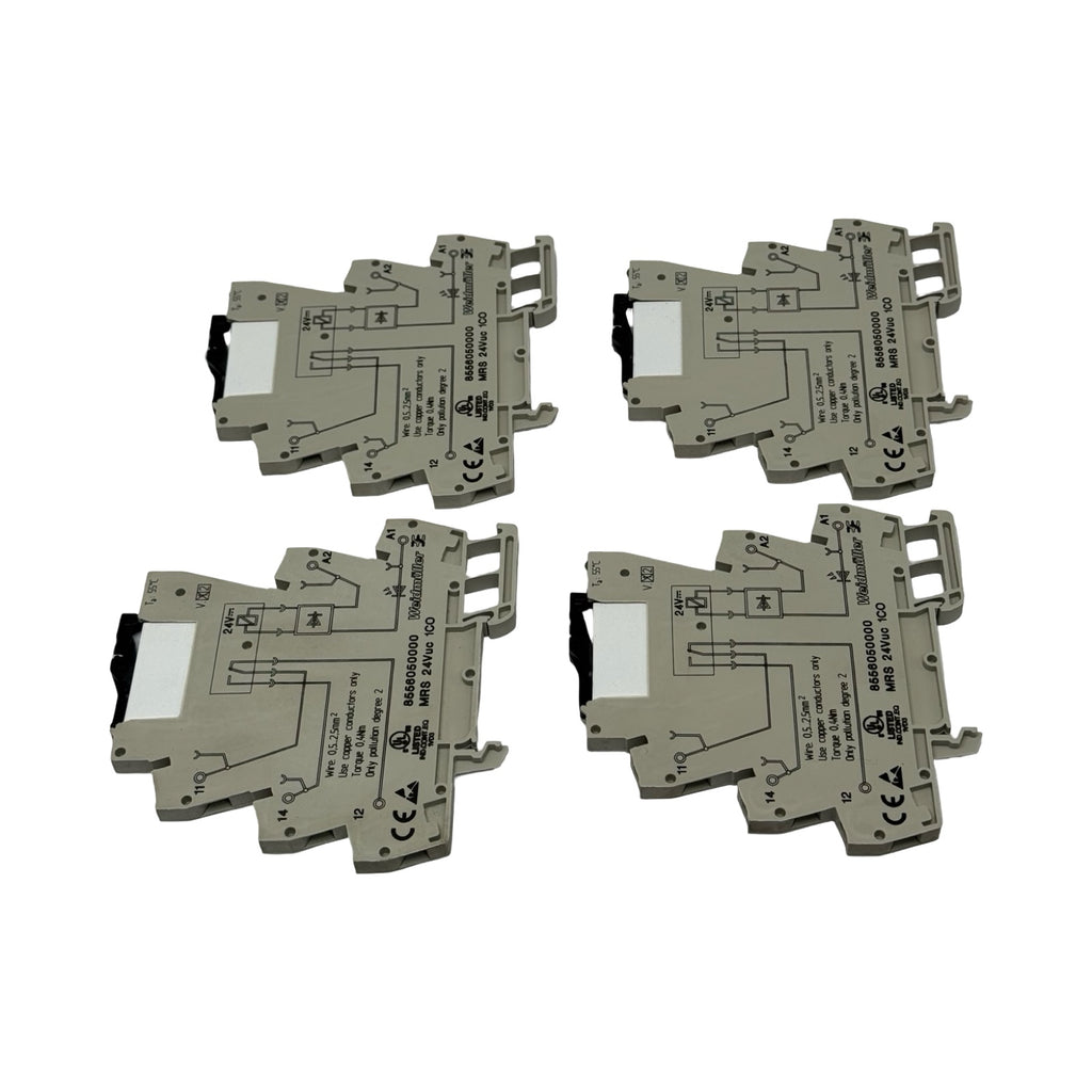 4x Weidmüller 8556050000 MRS24VUC1CO Relaisklemme Interface Relaismodul
