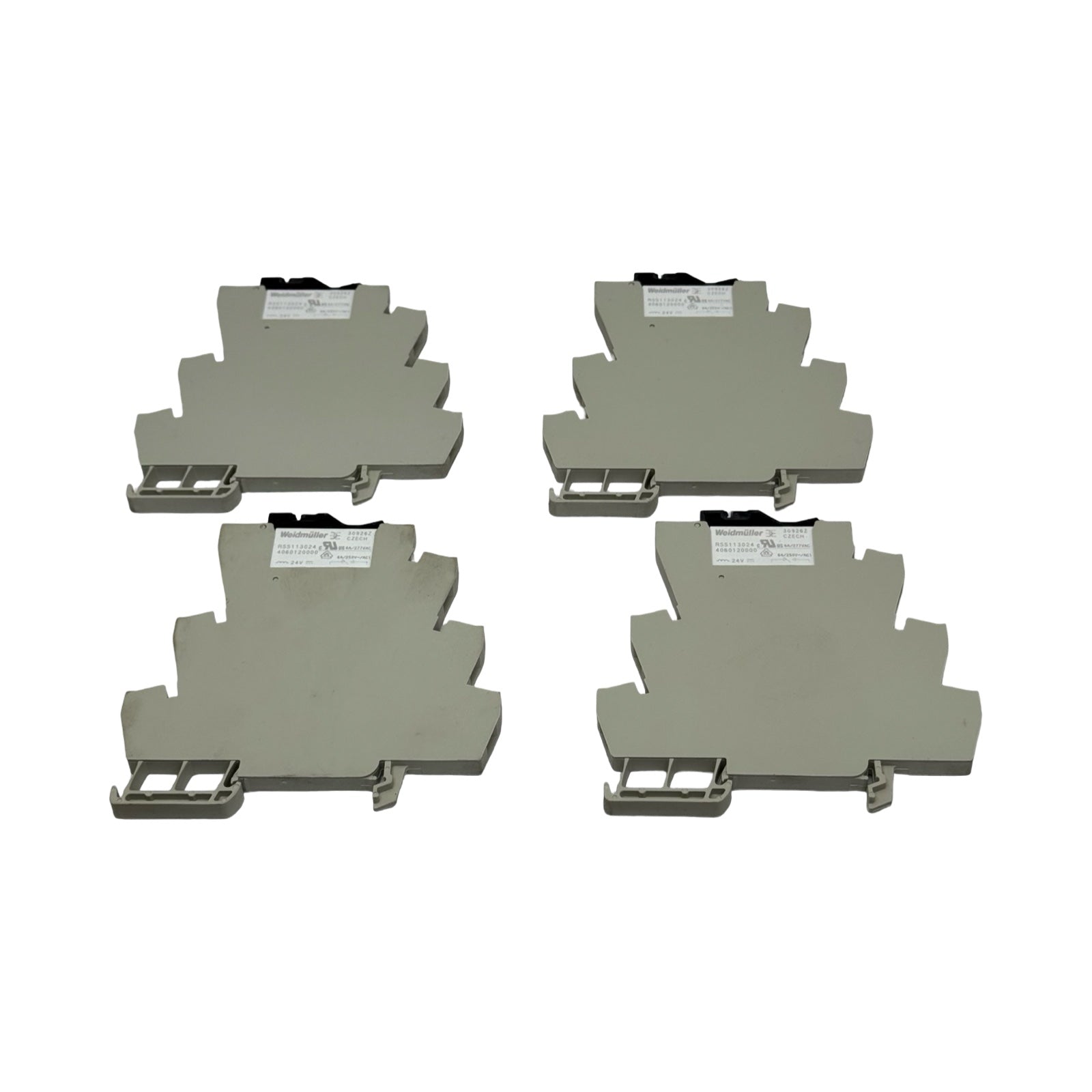 4x Weidmüller 8556050000 MRS24VUC1CO Relaisklemme Interface Relaismodul