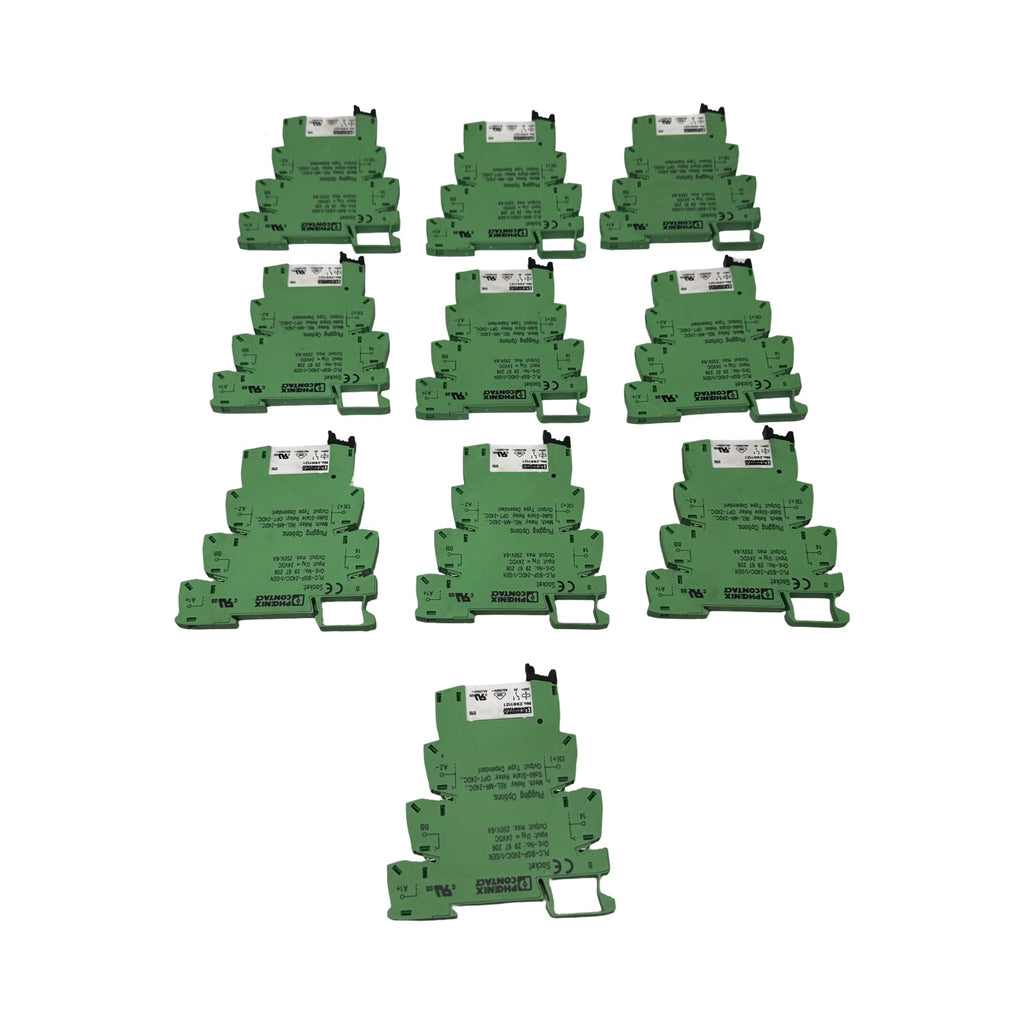 10x Phoenix Contact PLC-BSP-24DC/1/SEN 2967206 Relaissockel 24V DC SPS 2961121