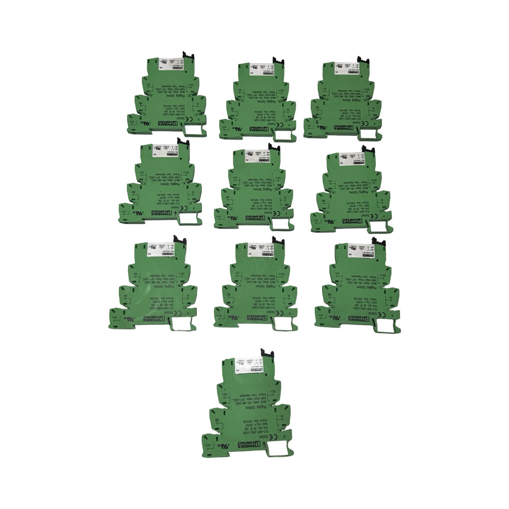10x Phoenix Contact PLC-BSP-24DC/1/SEN 2967206 Relaissockel 24V DC SPS 2961121
